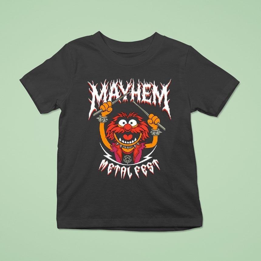 Mayhem Metal Fest Character Animal From The Muppets Shirt