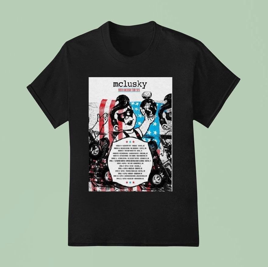 Mclusky North American 2026 Tour Shirt
