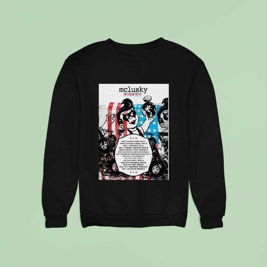 Mclusky North American 2026 Tour Shirt Mclusky North American 2026 Tour Shirt