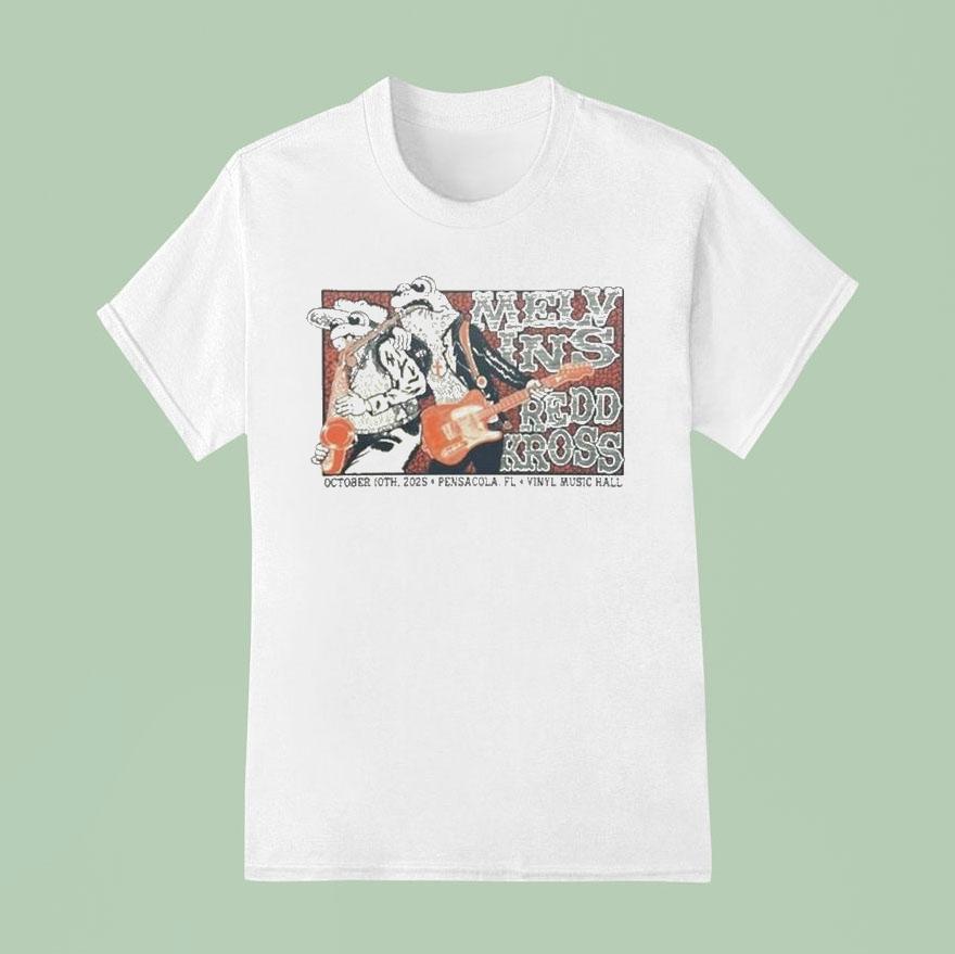 Melvins And Redd Kross 10.10.2025 Pensacola Fl Frogs Shirt