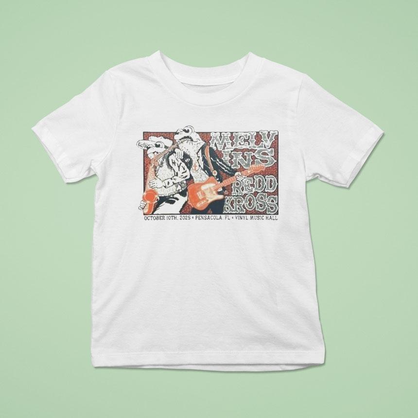 Melvins And Redd Kross 10.10.2025 Pensacola Fl Frogs Shirt