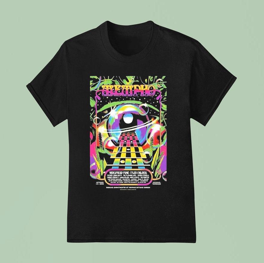 Mempho Music Festival For Radians Amphitheater At Memphis Botanic Gardens In Memphis Tn On October 03 To 05 2025 Shirt