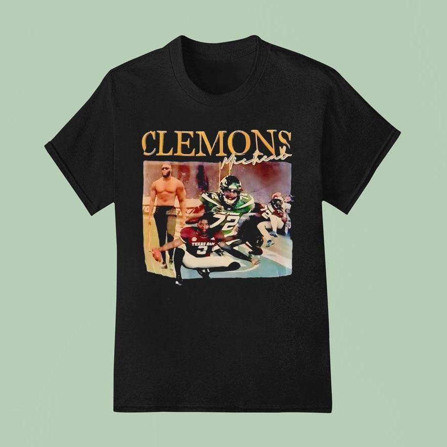 Michael Clemons New York Jets Football Vintage Shirt