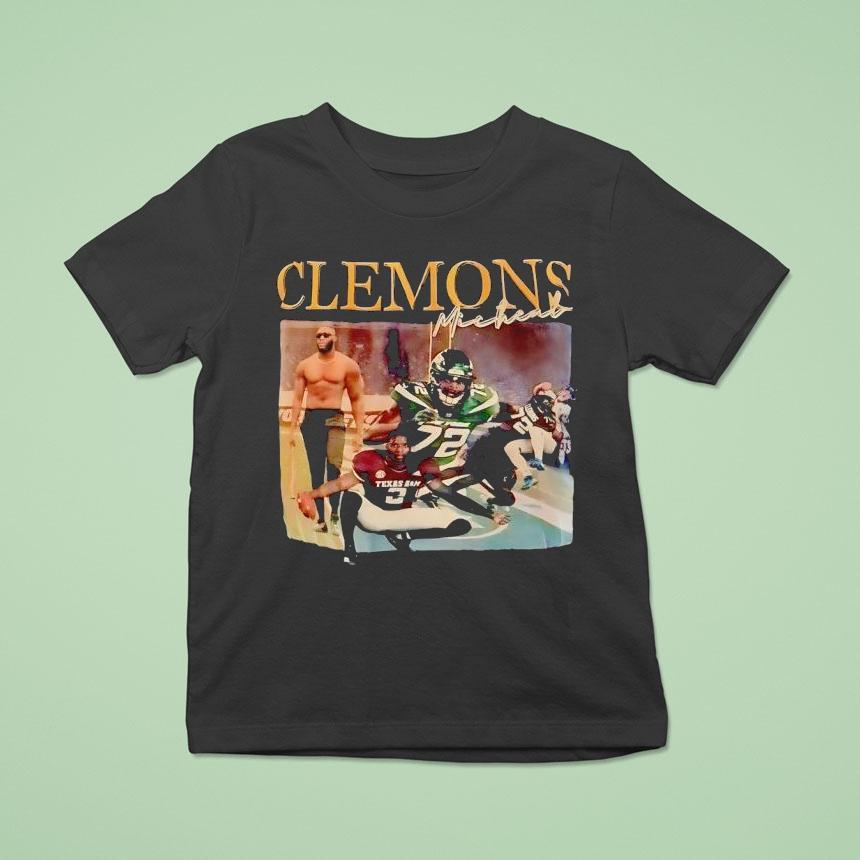 Michael Clemons New York Jets Football Vintage Shirt