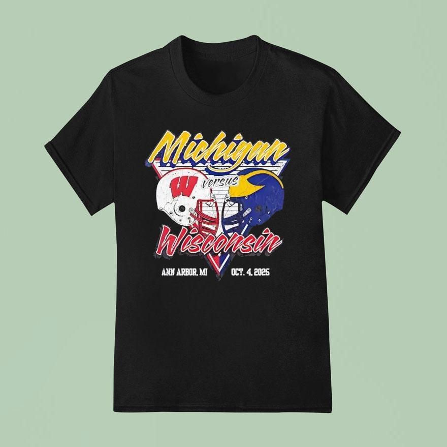 Michigan Wolverines Vs Wisconsin Badgers Football 2025 Shirt