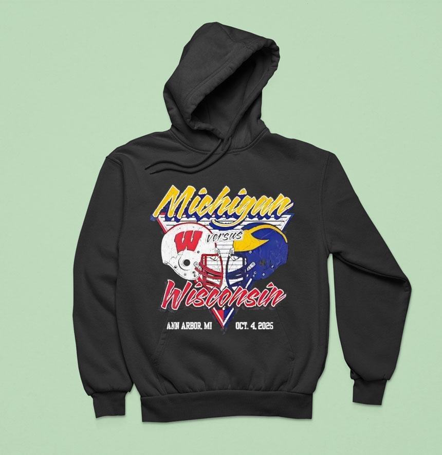 Michigan Wolverines Vs Wisconsin Badgers Football 2025 Shirt Michigan Wolverines Vs Wisconsin Badgers Football 2025 Shirt