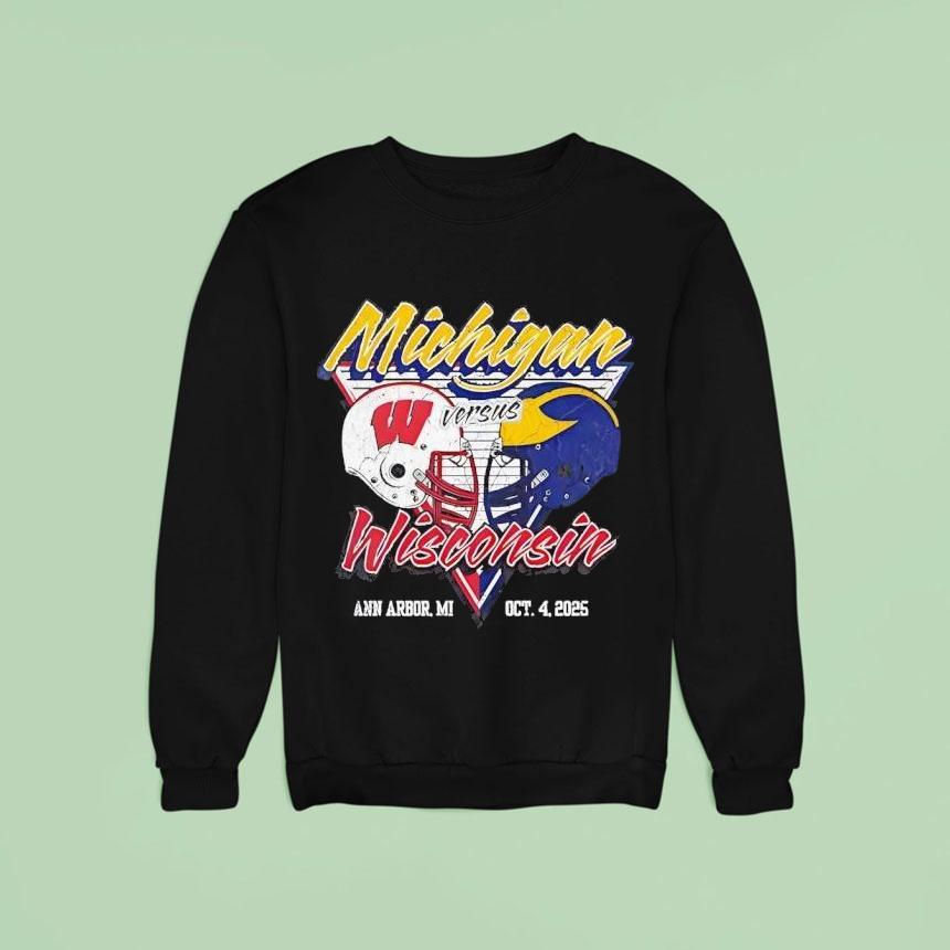 Michigan Wolverines Vs Wisconsin Badgers Football 2025 Shirt Michigan Wolverines Vs Wisconsin Badgers Football 2025 Shirt