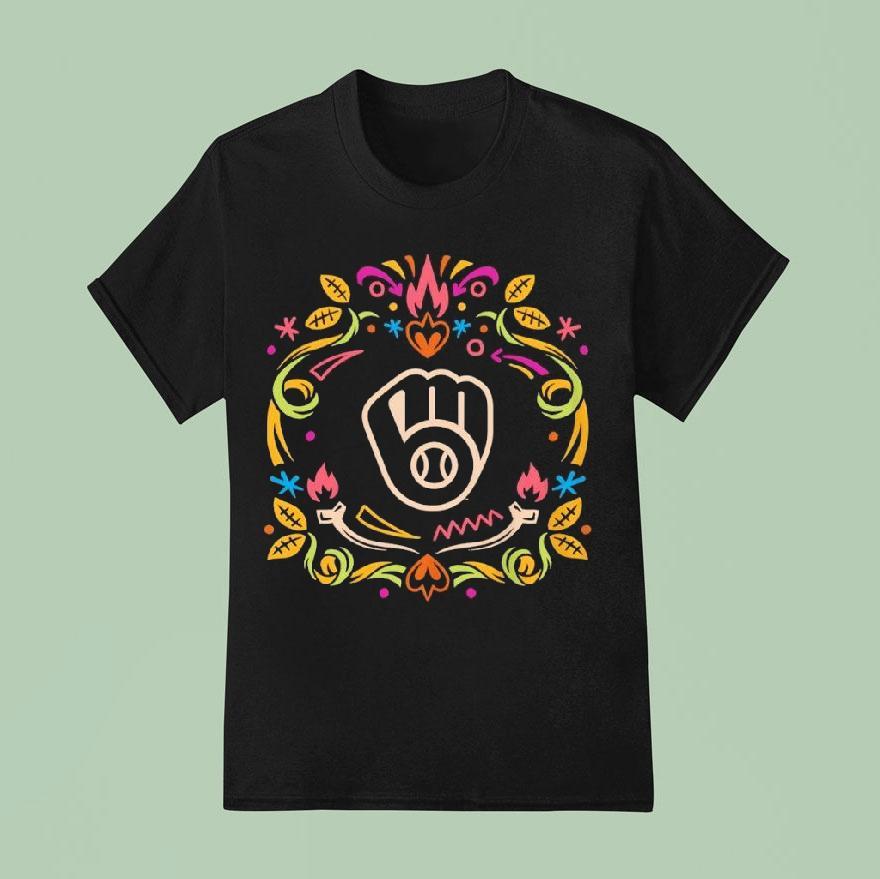 Milwaukee Brewers Da De Los Muertos Shirt