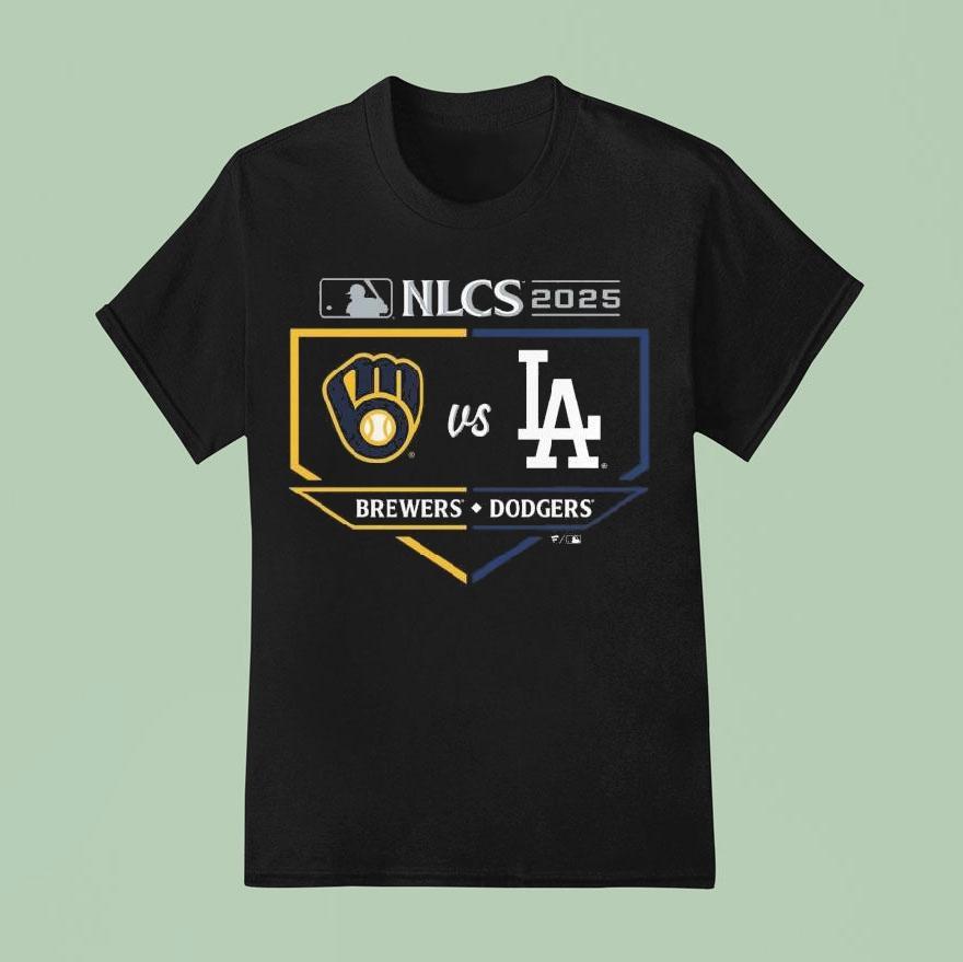Milwaukee Brewers Vs. Los Angeles Dodgers 2025 National League Championship Series Matchup Batter’s Box Shirt