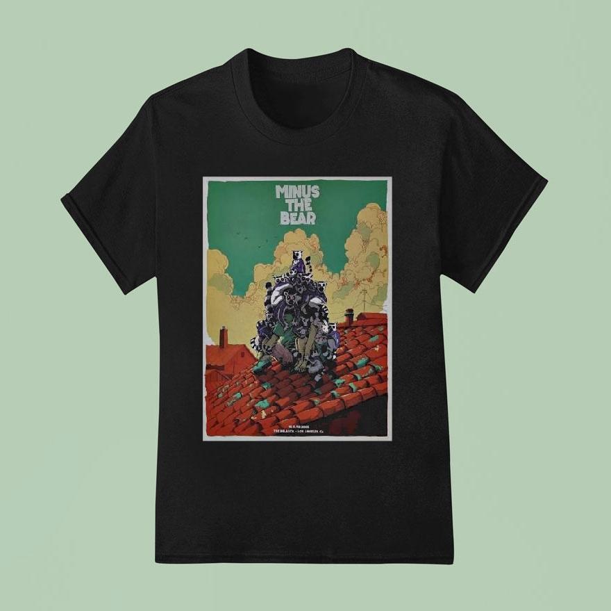 Minus The Bear October 11 12, 2025 Los Angeles Ca Shirt