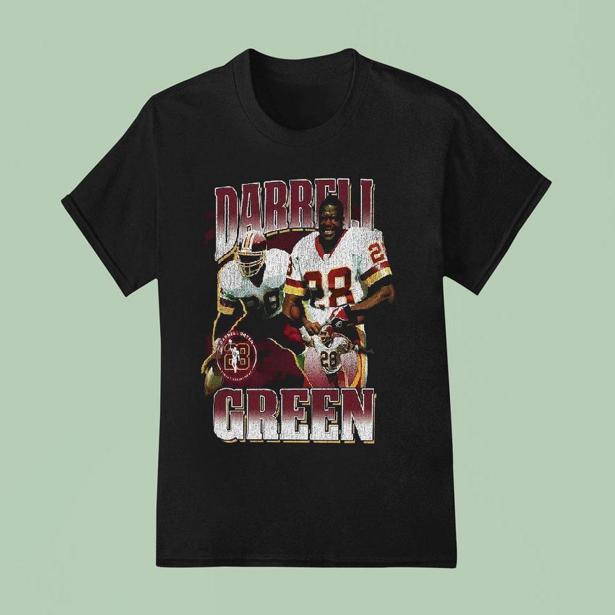 Mitchell & Ness Darrell Green Black Washington Commanders Player Graphic Shirt