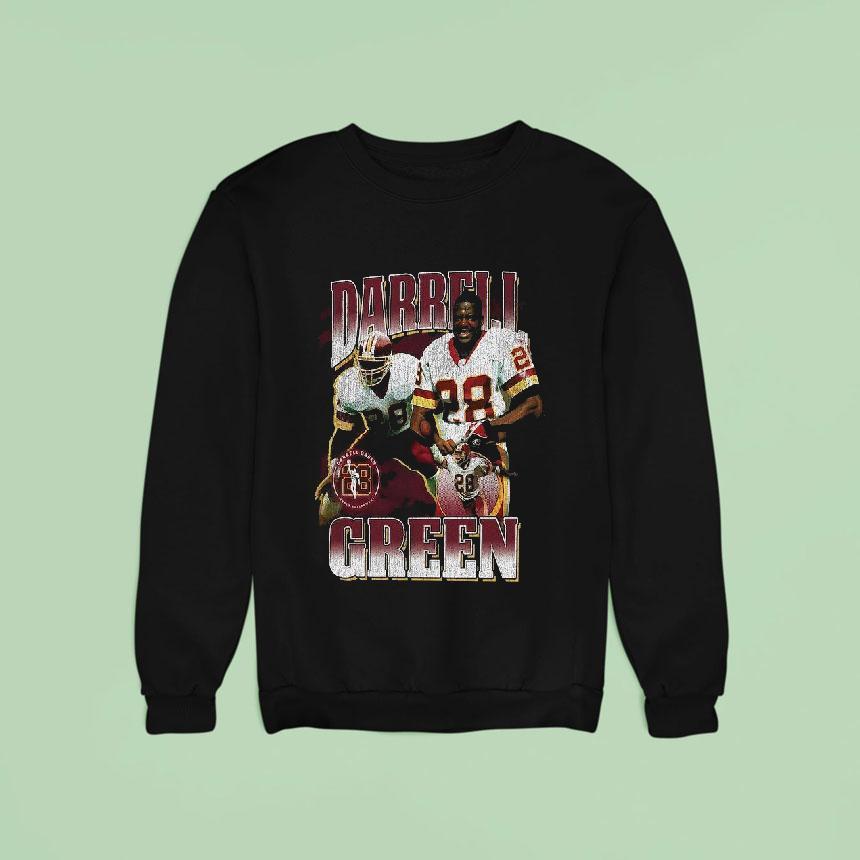 Mitchell & Ness Darrell Green Black Washington Commanders Player Graphic Shirt Mitchell & Ness Darrell Green Black Washington Commanders Player Graphic Shirt