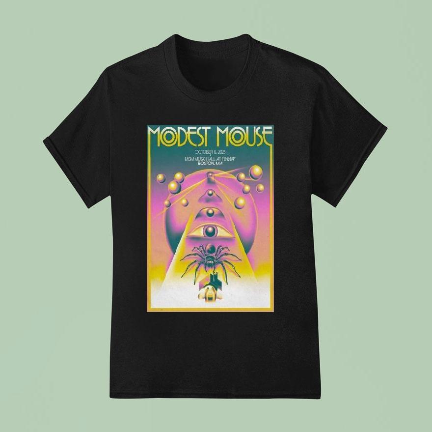 Modest Mouse Oct 15 2025 Mgm Music Hall At Fenway In Boston Ma Shirt