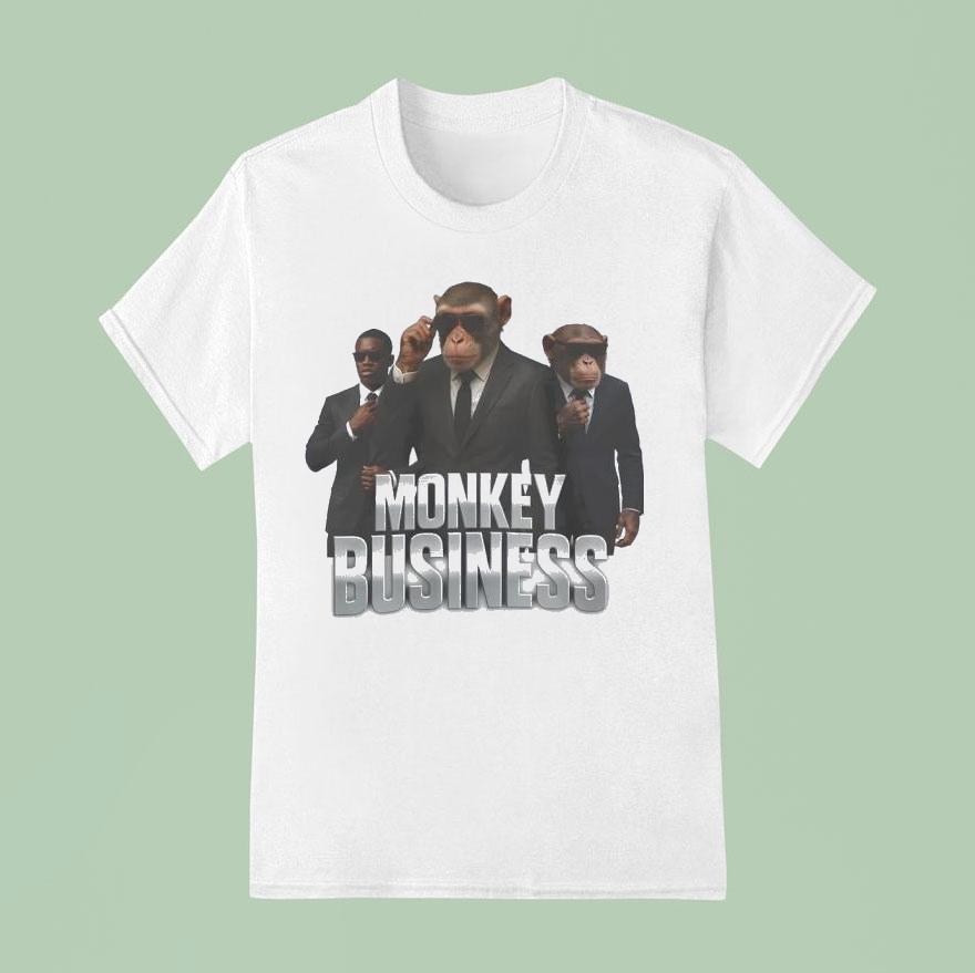 Monkey Business Dead Man Running Shirt