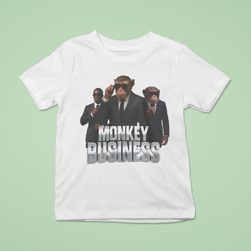 Monkey Business Dead Man Running Shirt