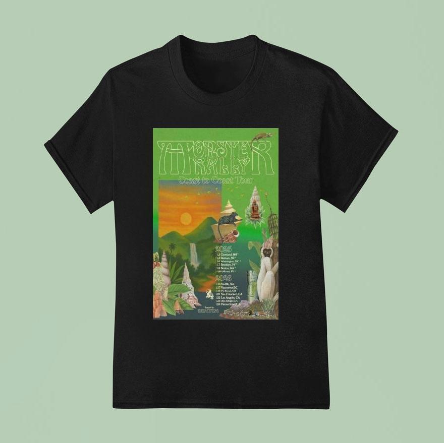 Monster Rally West Coast Tour 2025-2026 Shirt