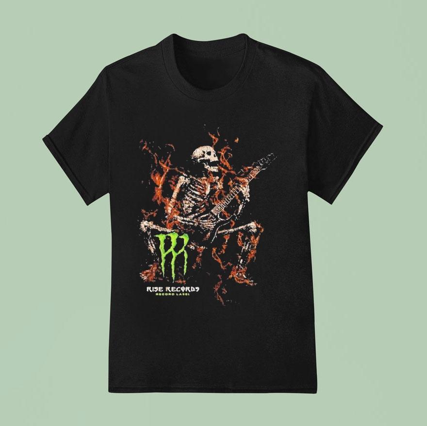Monster Rise Records Skeleton Shirt