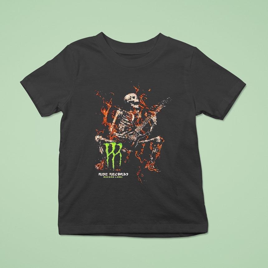 Monster Rise Records Skeleton Shirt