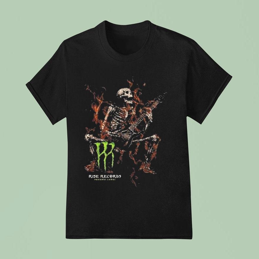 Monster Skeleton Rise Records 2025 Shirt