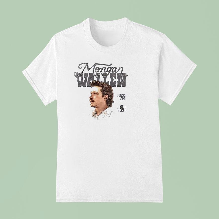 Morgan Wallen I’m The Problem Tour Photo Portrait Dates Shirt