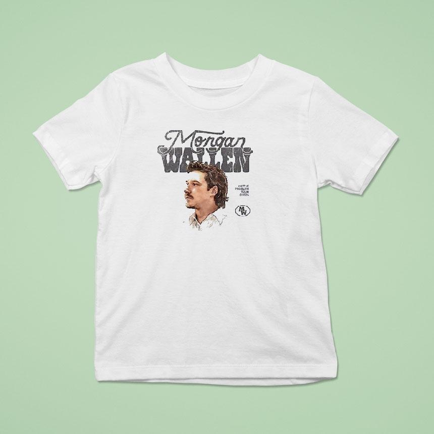 Morgan Wallen I’m The Problem Tour Photo Portrait Dates Shirt