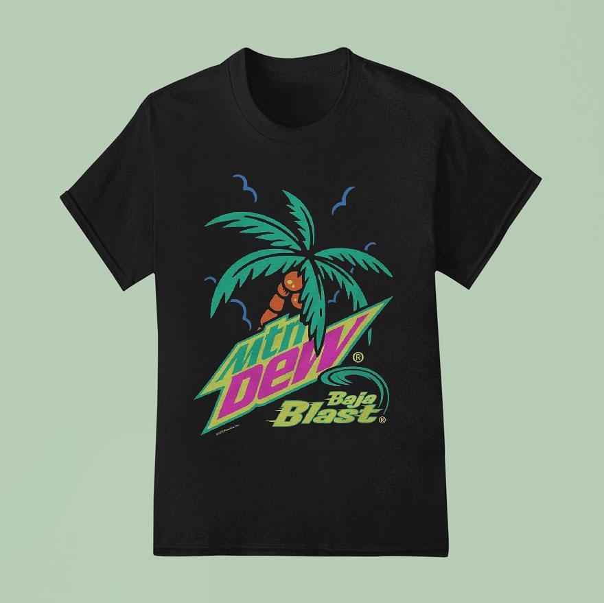 Mtn Dew Baja Blast Soda Logo Shirt