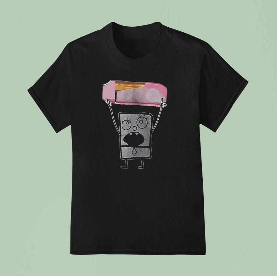 Muha Pink Doodlebob Shirt