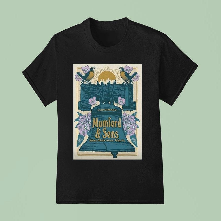 Mumford And Sons October 14, 2025 Philadelphia Pa Shirt