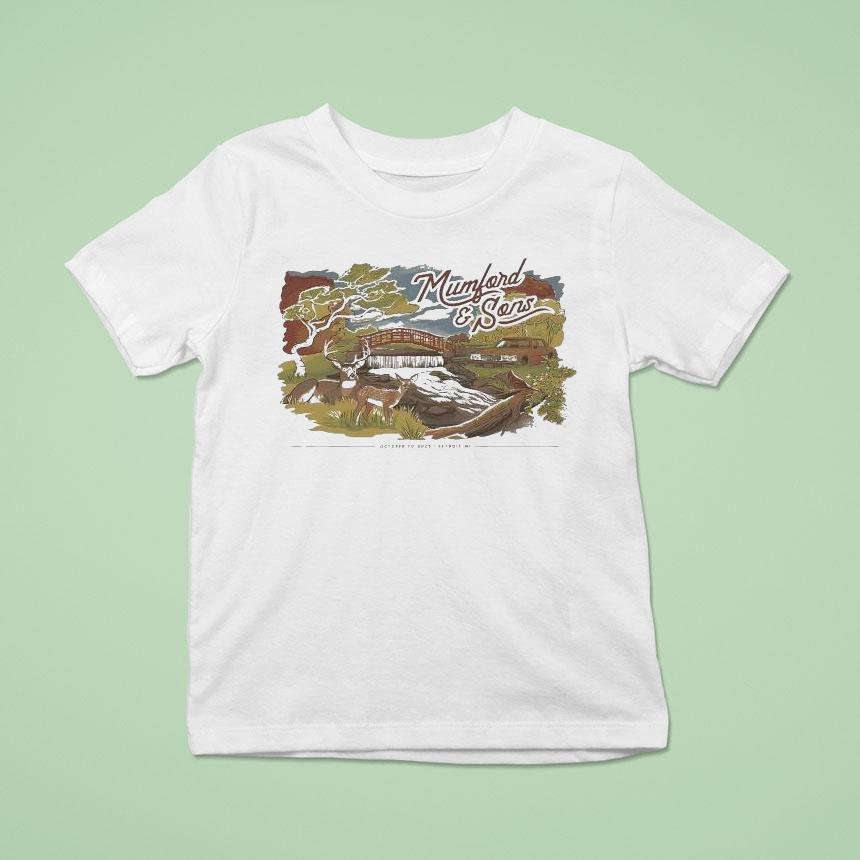 Mumford Sons Little Caesars Arena Detroit, Mi October 20 2025 Deers Shirt