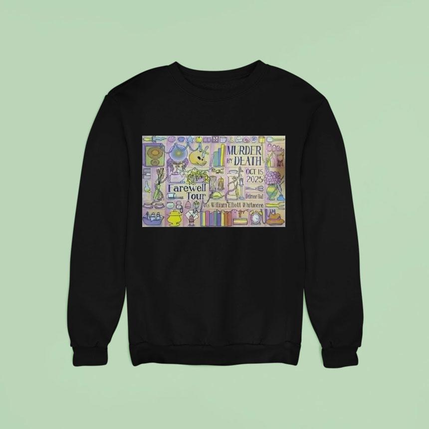 Murder By Death Delmar Hall Saint Louis Mo Oct 15 2025 Shirt Murder By Death Delmar Hall Saint Louis Mo Oct 15 2025 Shirt