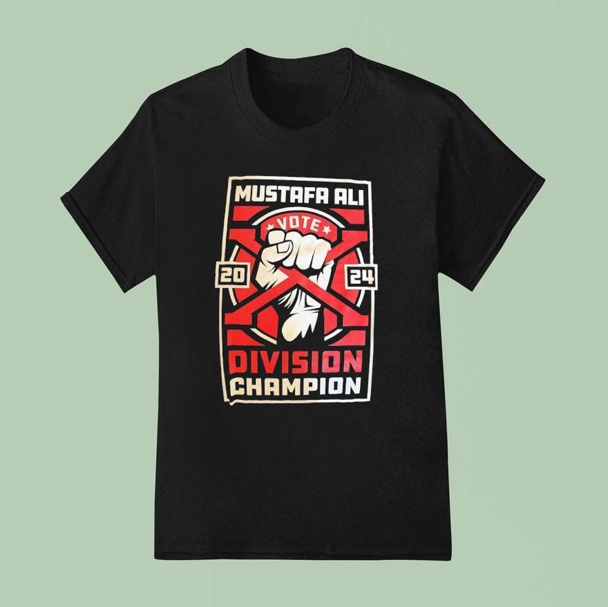 Mustafa Ali Vote 2024 Division Champion Shirt