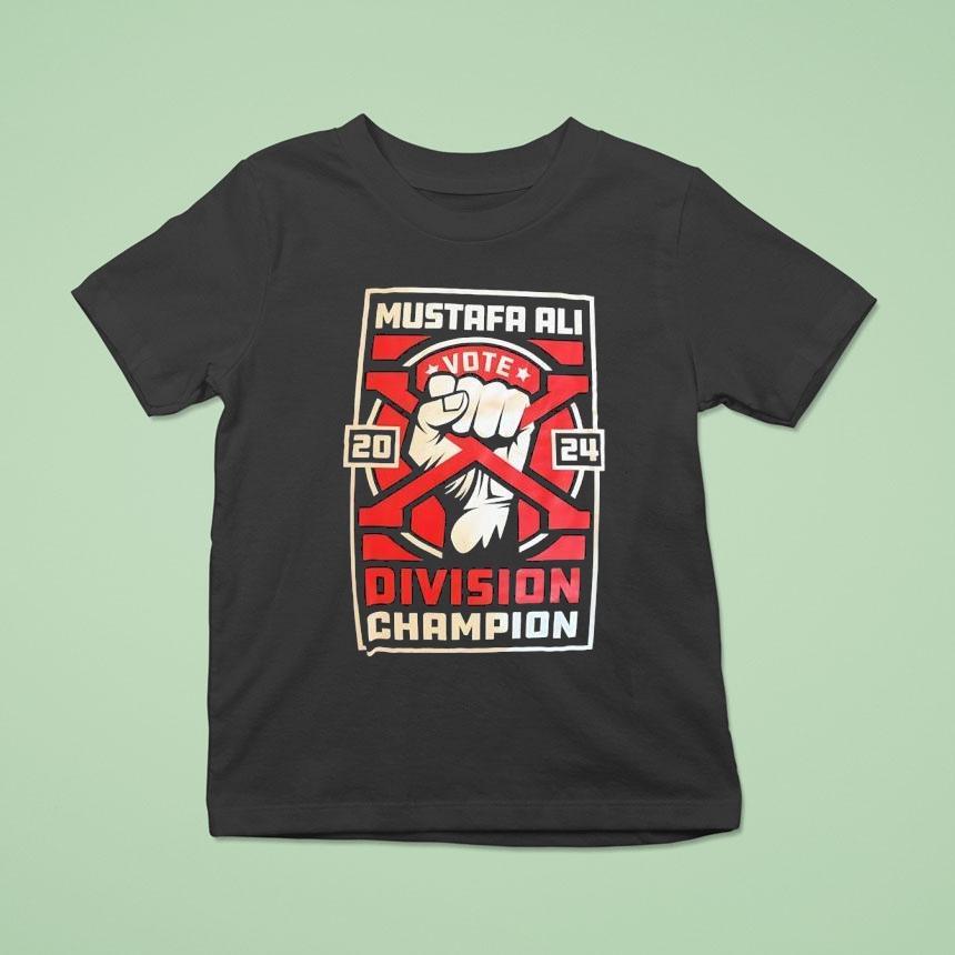 Mustafa Ali Vote 2024 Division Champion Shirt