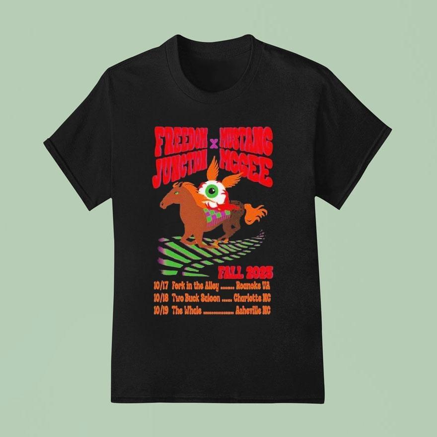 Mustang Mcgee Freedom Junction Fall Tour 2025 Shirt