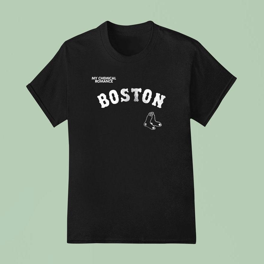 My Chemical Romance X Boston Red Sox The Black Parade Signature Shirt