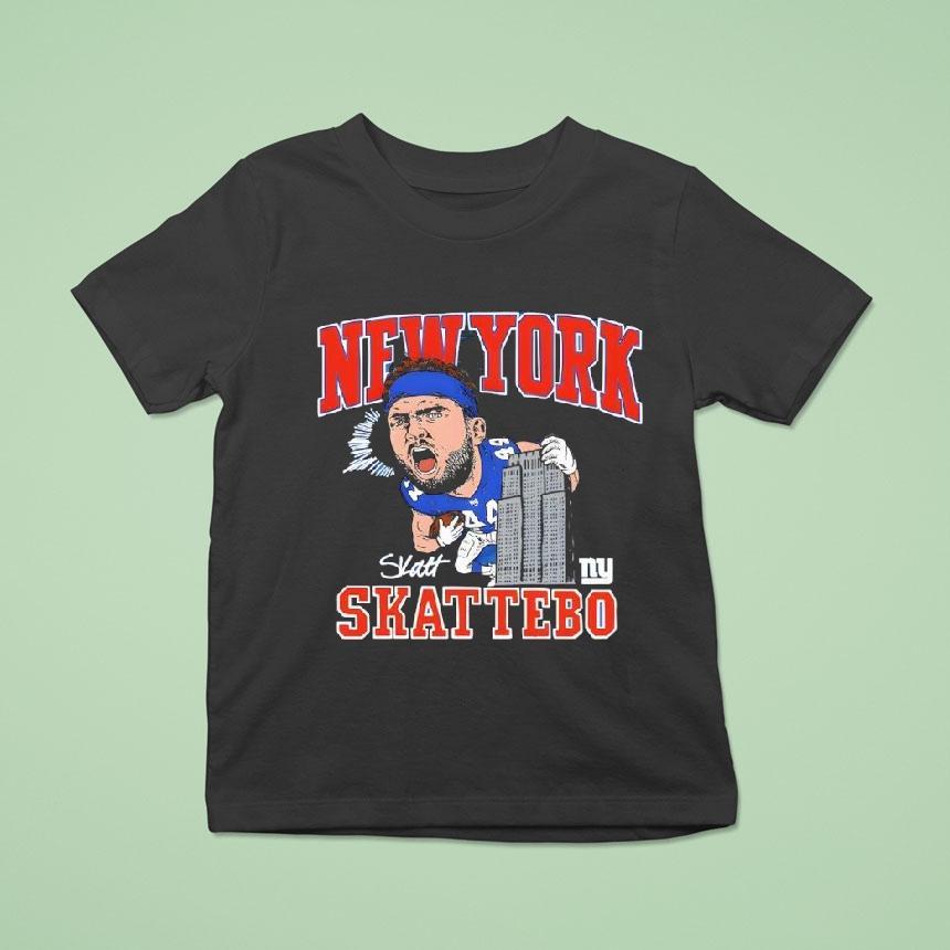 New York Giants Cam Skattebo Caricature Signature Shirt