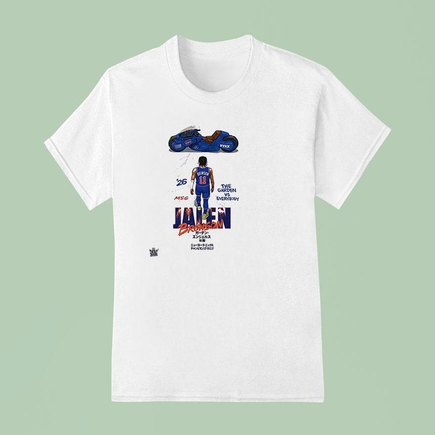 New York Knicks Jalen Brunson The Garden Vs Everybody Good For New York Shirt