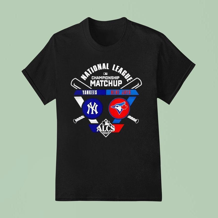 New York Yankees Vs Toronto Blue Jays Alcs American League Division Series 2025 Shirt