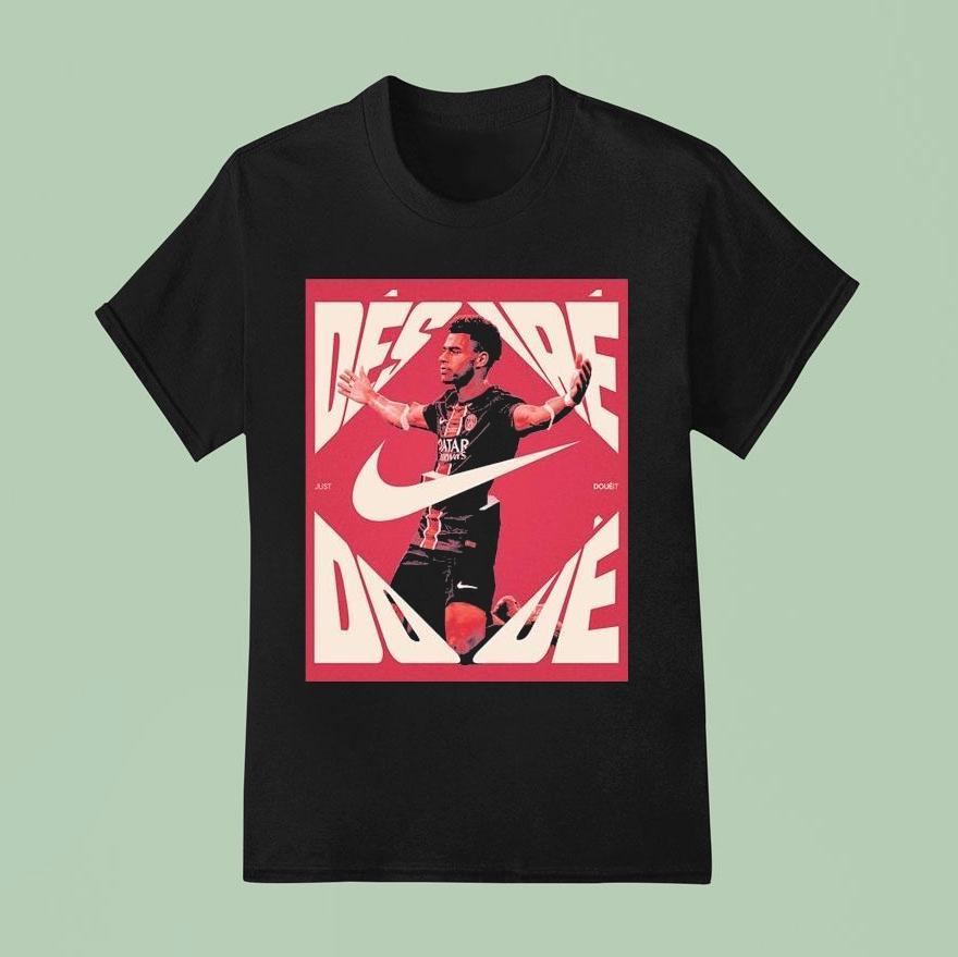 Nike X Desire Doue Just Doue Uefa Champions League 2025 Munich Final Shirt