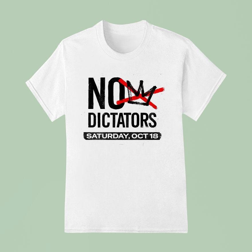 No Kings October 18th National Day Of Action Shirt