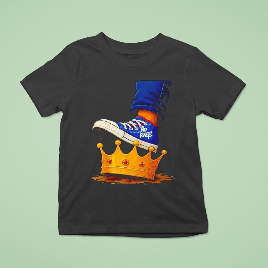 No Kings Shoe On Crown Shirt