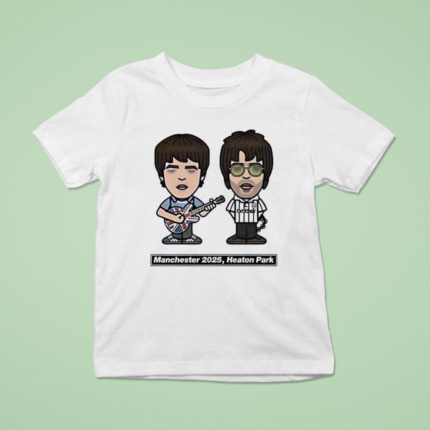 Noel And Liam Manchester 2025 Heaton Park Shirt