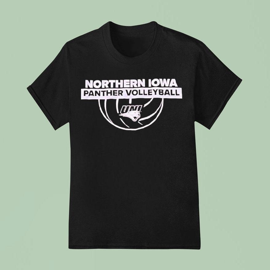 Northern Iowa Panther Volleyball Team Uni Logo Shirt