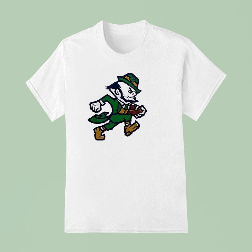 Notre Dame Fighting Irish Leprechaun Play Like A Champion Today Football Mascot Shirt