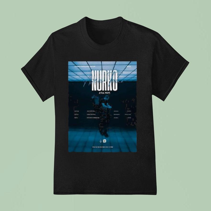 Nurko Asia Tour China Thailand Japan 2025 Shirt