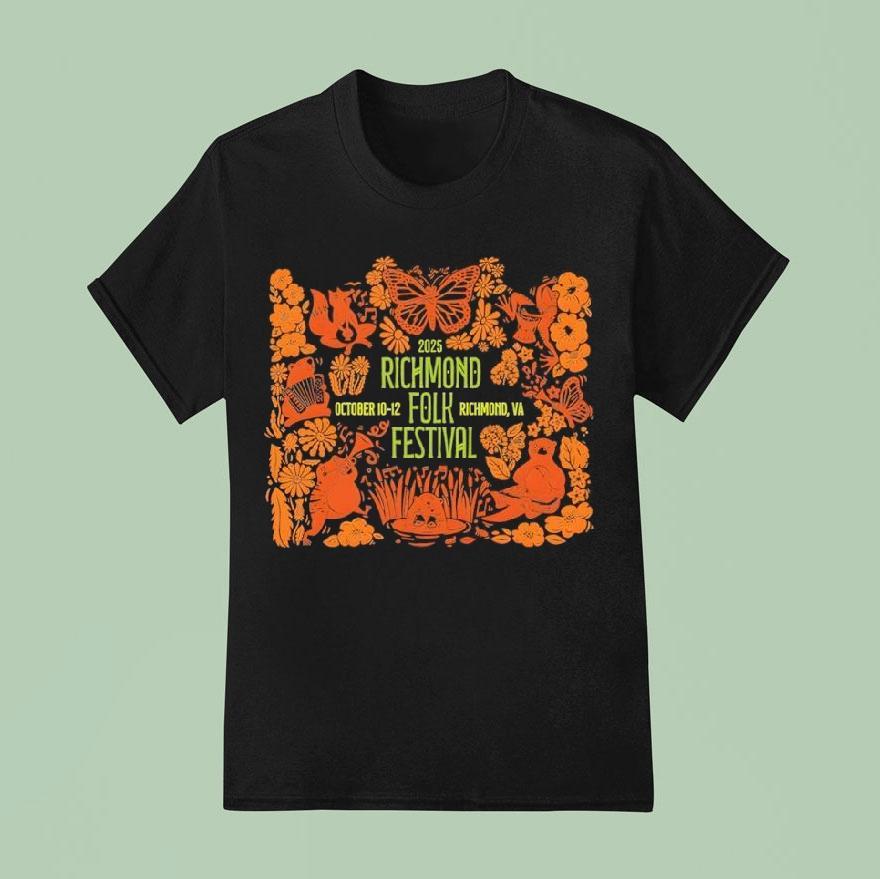 Oct 10-12 2025 Richmond Va Richmond Folk Festival Shirt