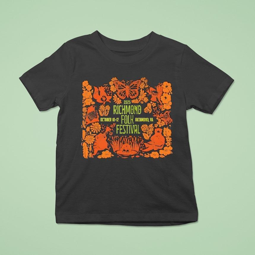 Oct 10-12 2025 Richmond Va Richmond Folk Festival Shirt