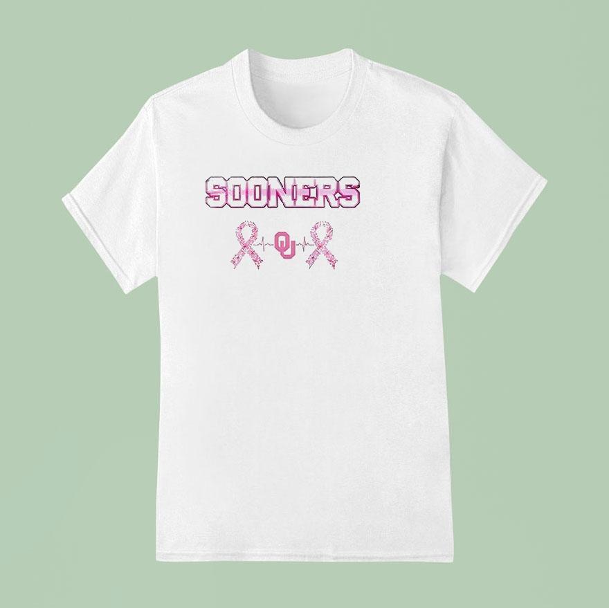Oklahoma Sooners Breast Cancer Awareness Month 2025 Logo Shirt
