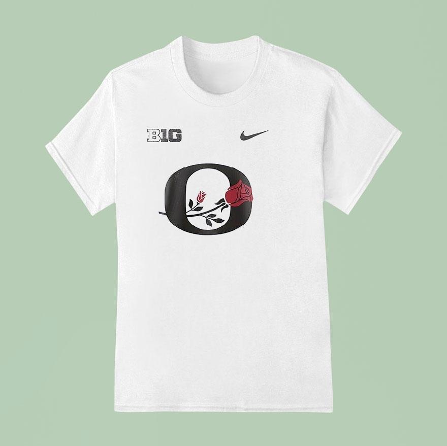 Oregon Ducks Rose Bowl Game Go Ducks Logo Shirt