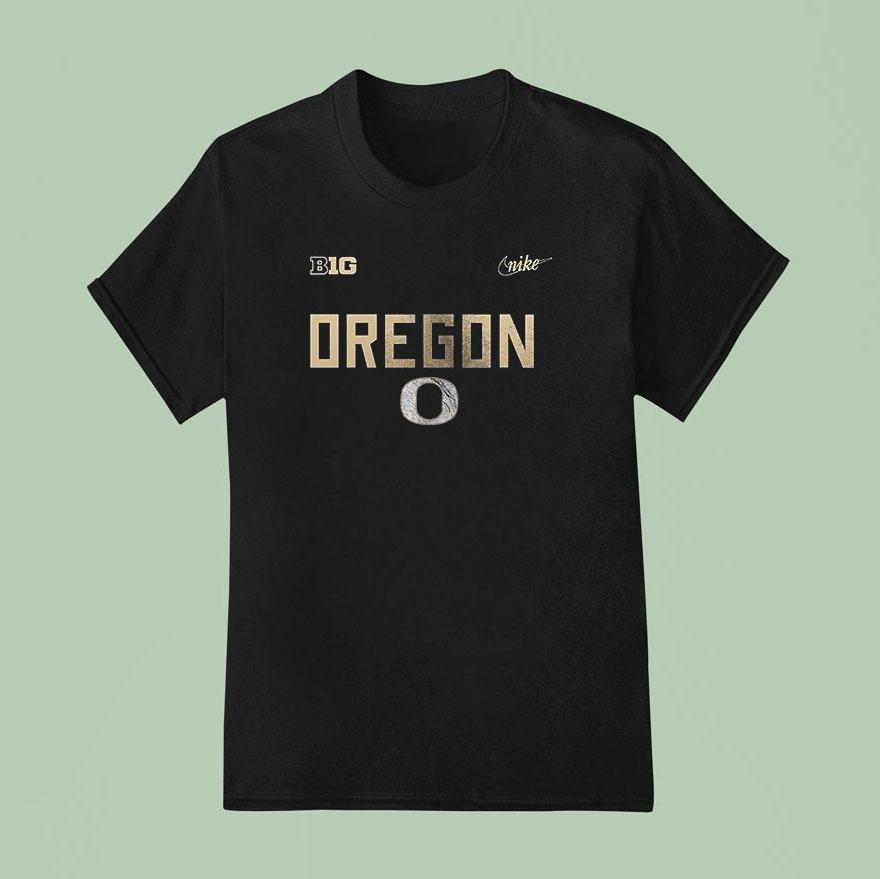 Oregon Ducks Shoe Duck Logo Shirt