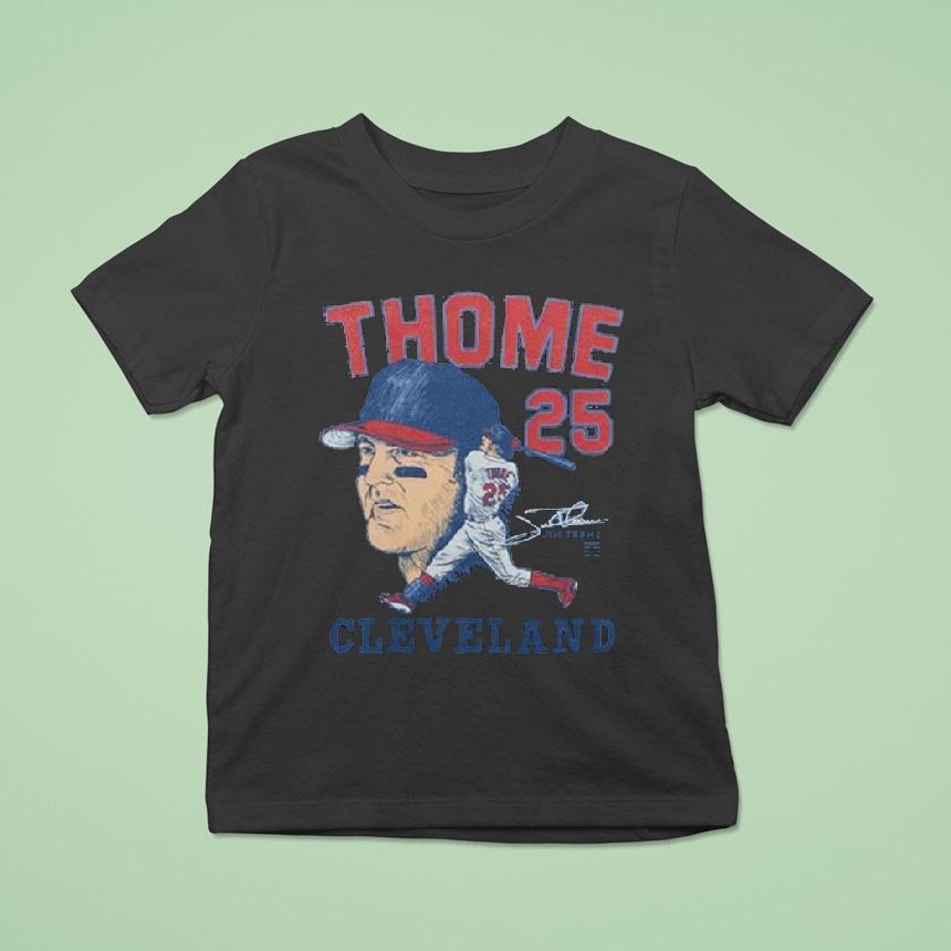Original Cleveland Guardians Jim Thome #25 Signature Shirt